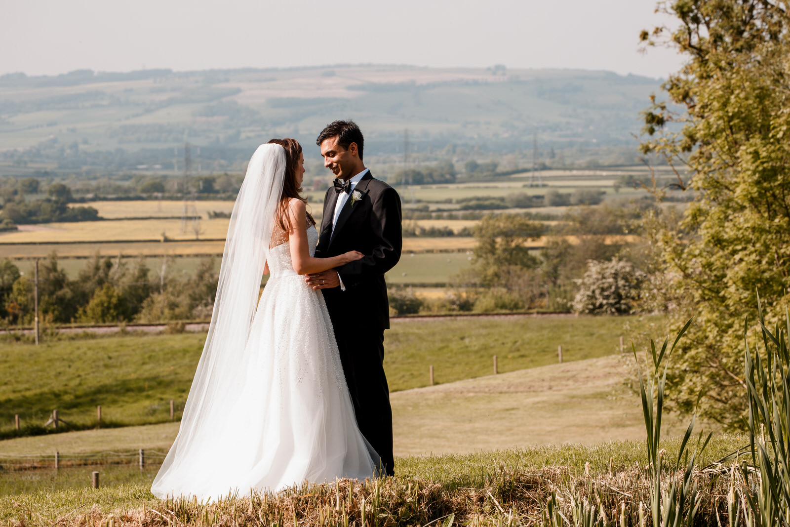 bride and groom having photographs at middle stanley wedding