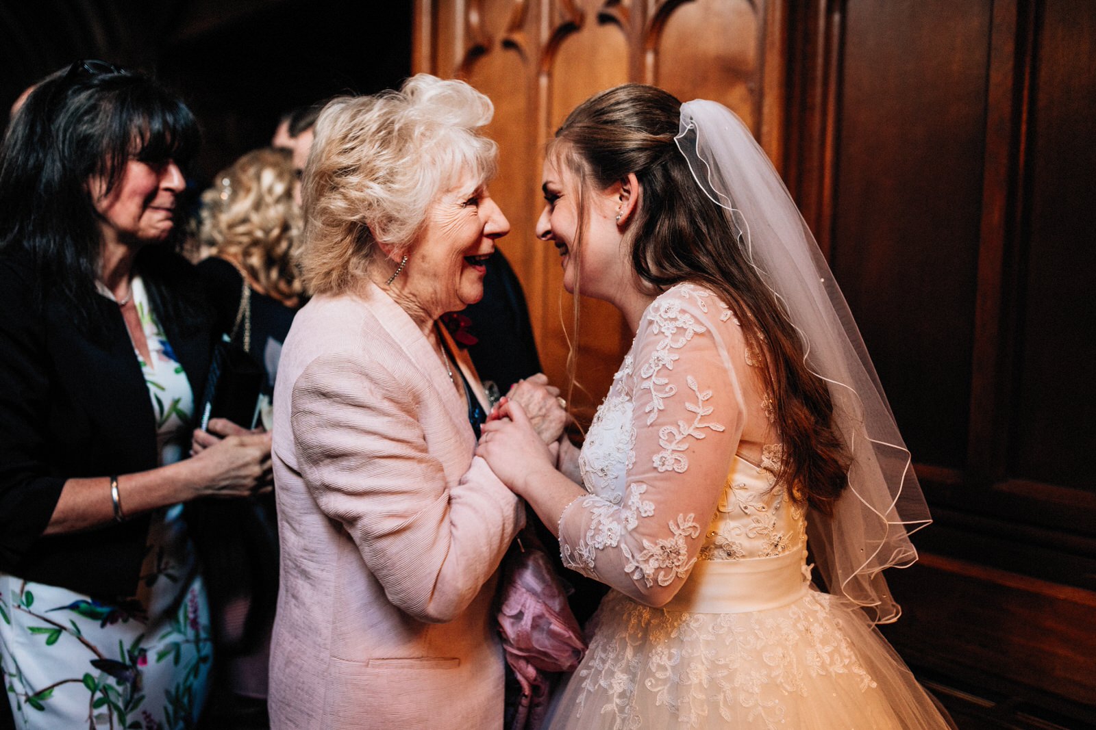 mum excited to see daughter