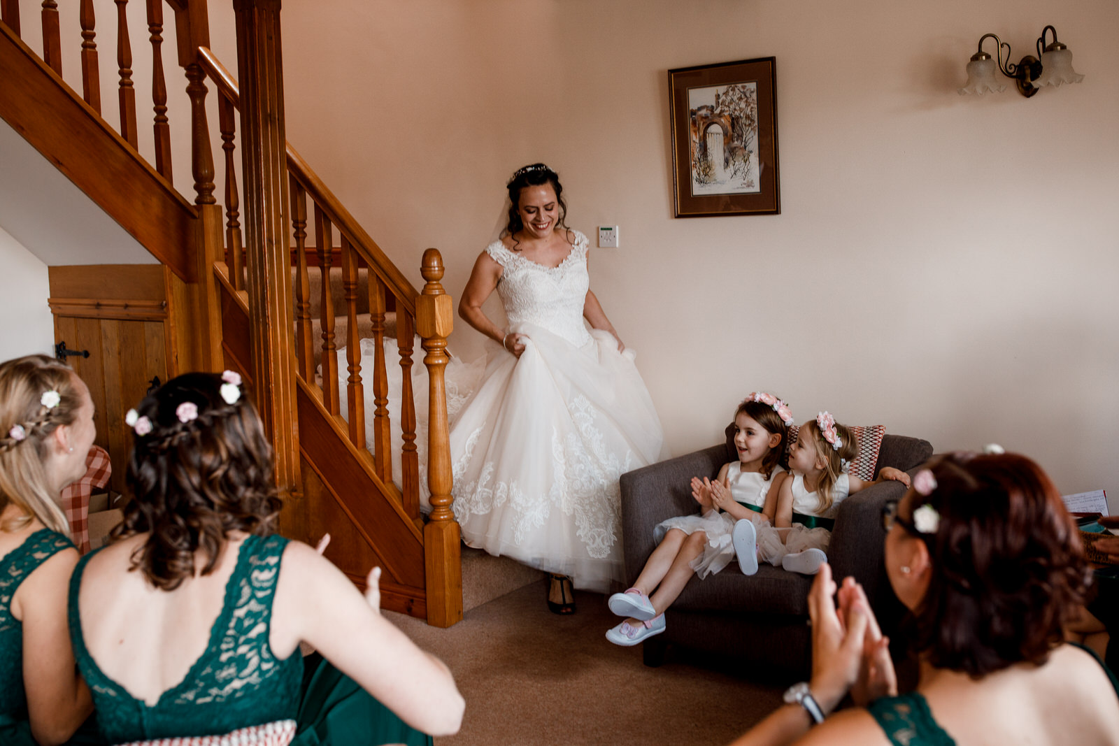 bride first look