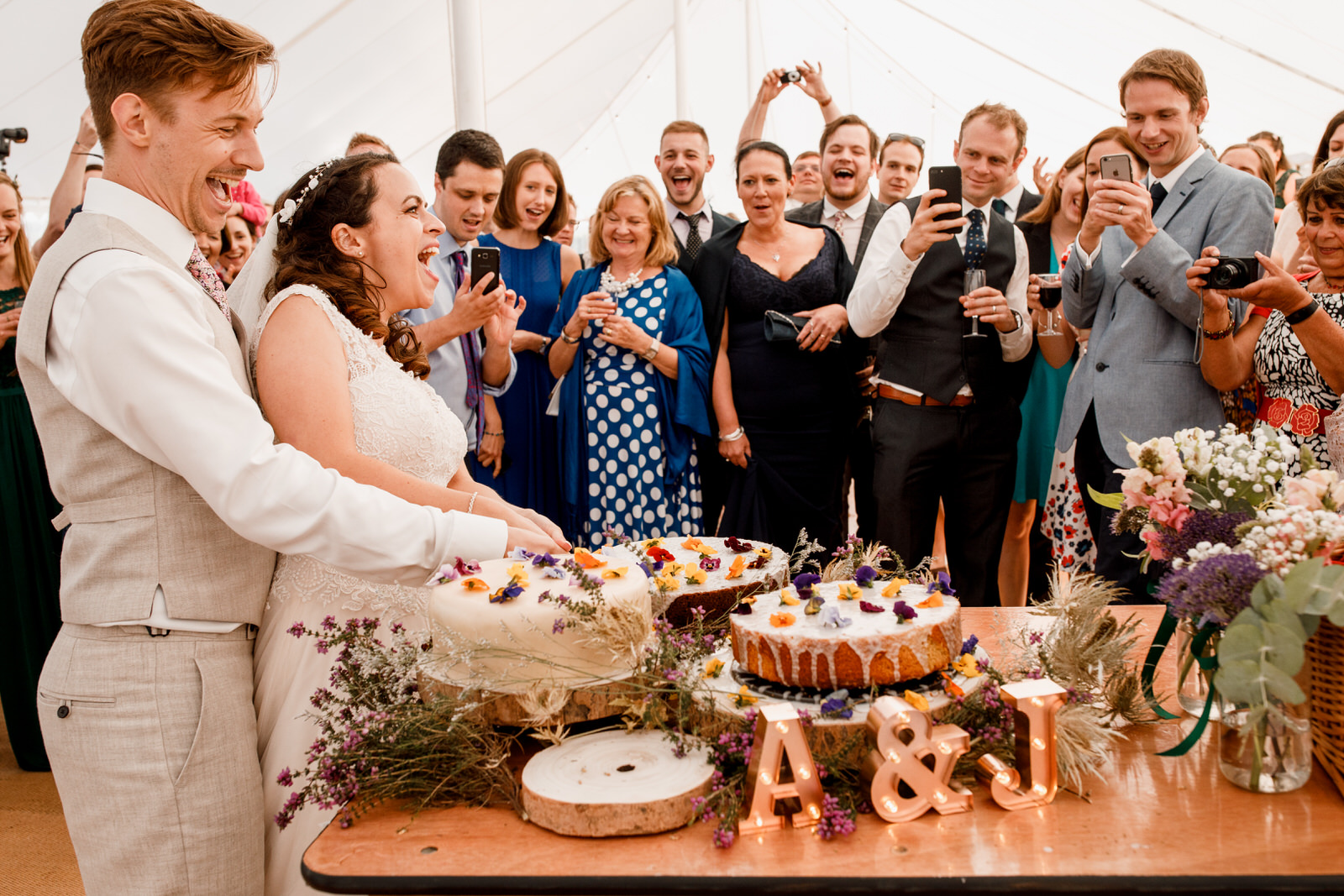 afternoon tea wedding reception