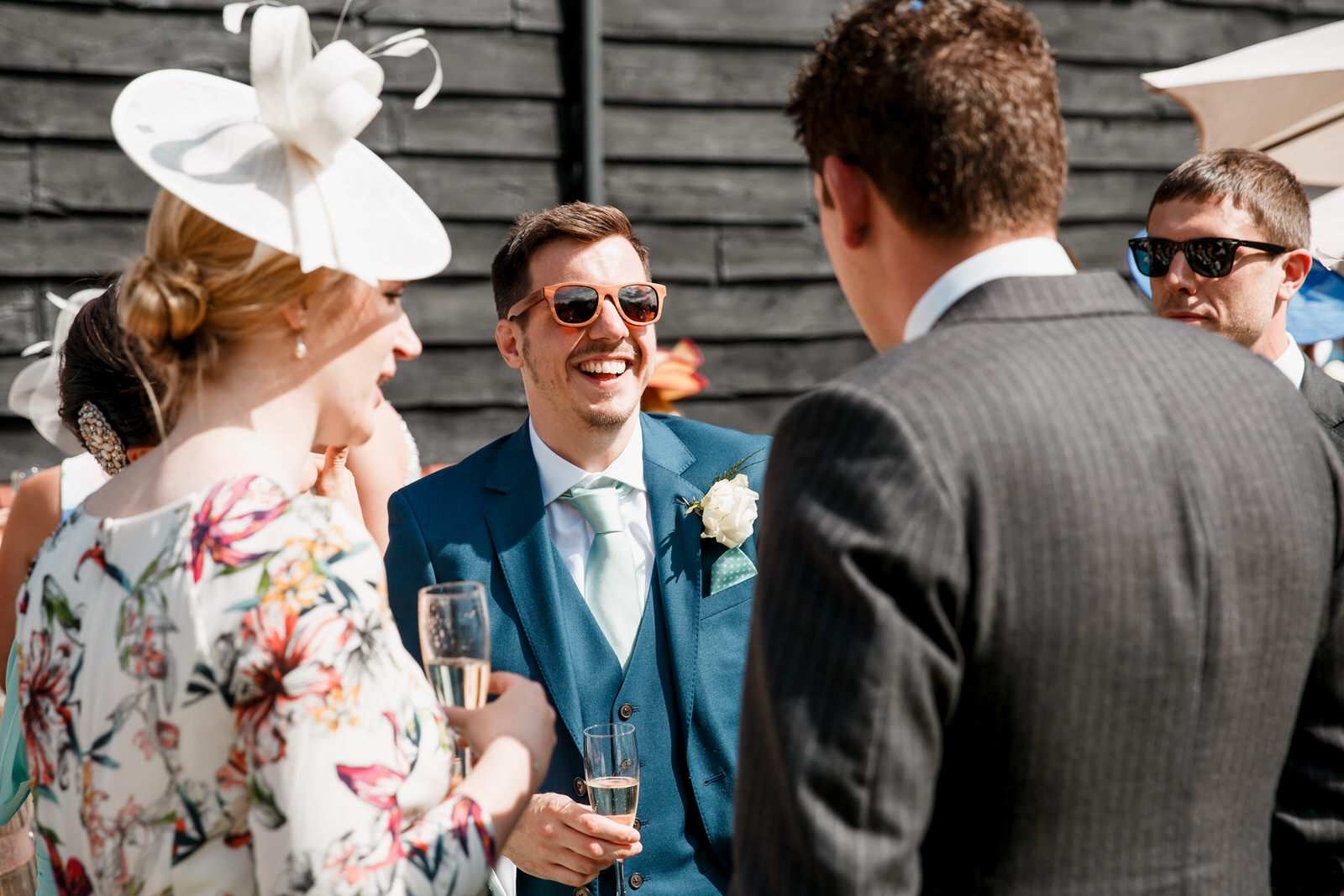 guests laughing at lillibrooke manor