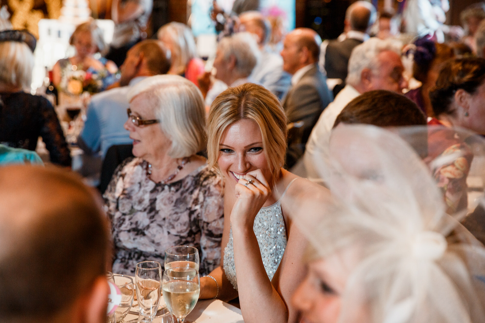 guests laughing at lillibrooke manor