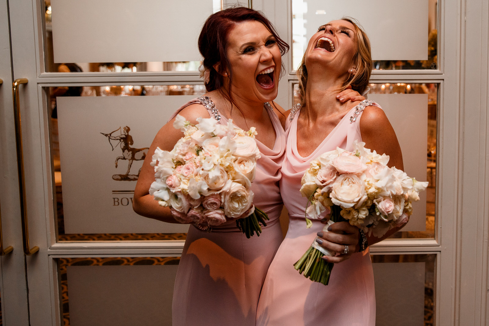 bridesmaids at bowood hotel wedding