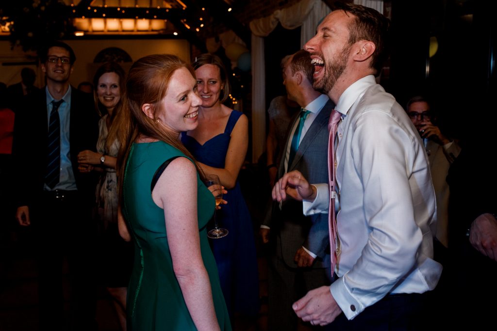 wedding party at chenies manor house