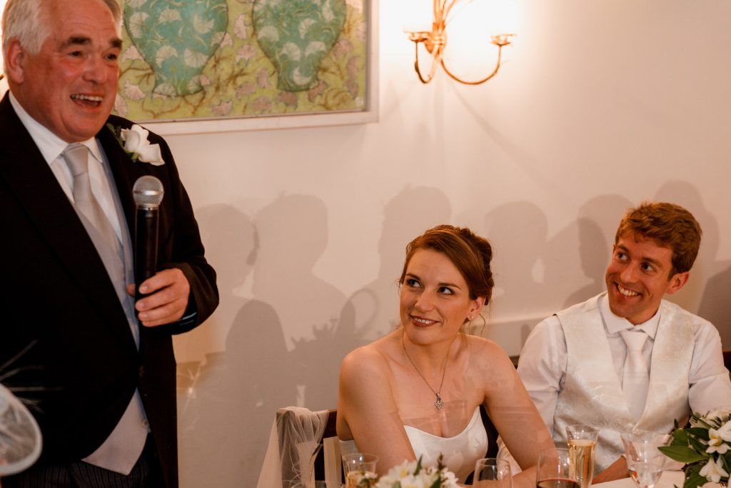 father of the brides speech at chenies manor wedding