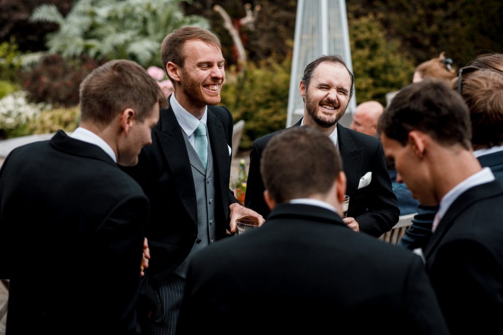 guests at wedding in great fosters