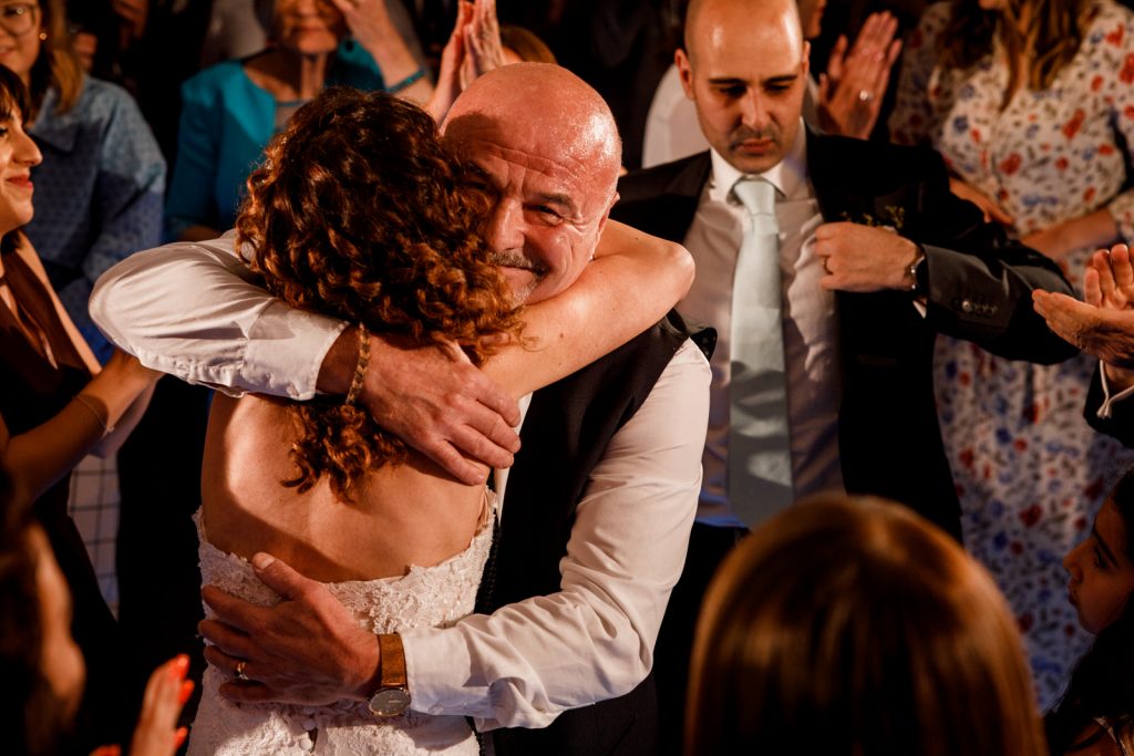 dancing at great fosters wedding