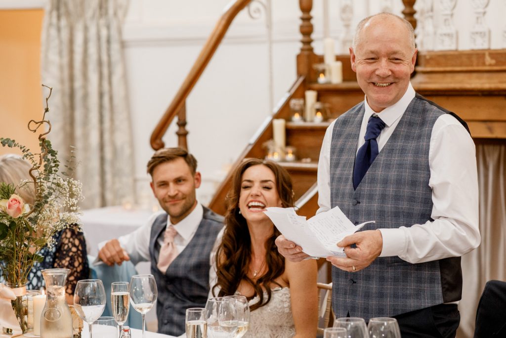 wedding speech at kings chapel wedding