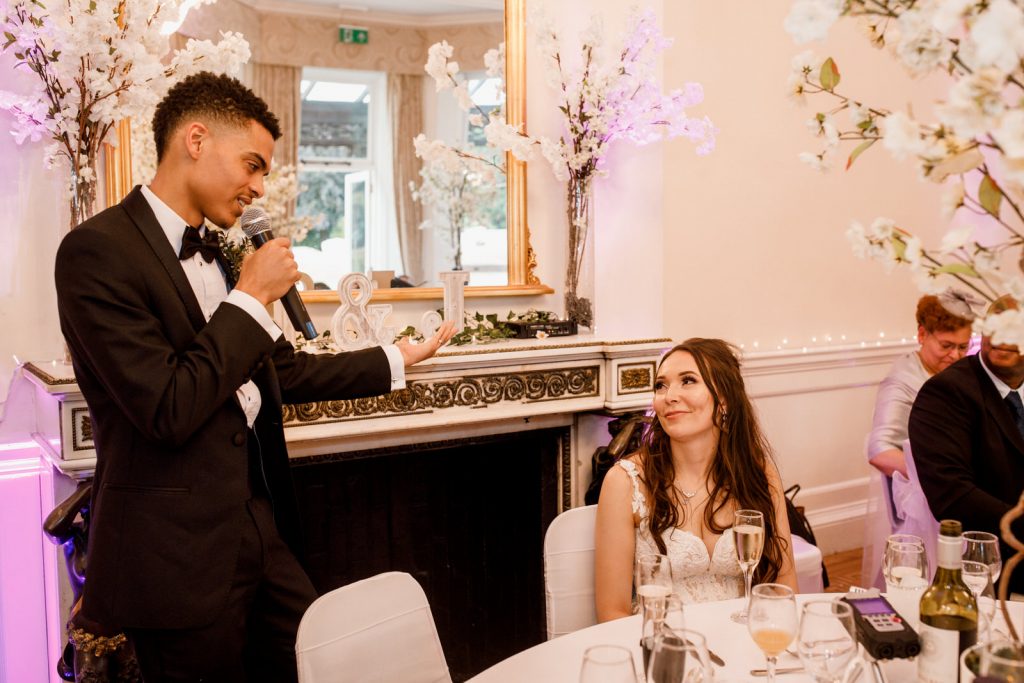 grooms speech at kent wedding