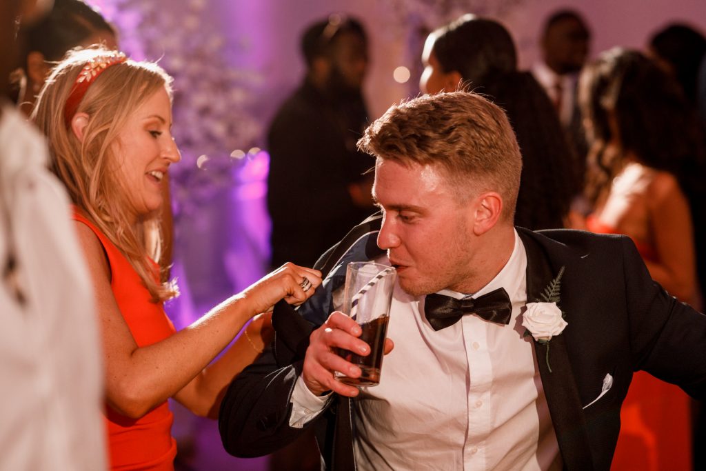 best man parting at wedding in kent