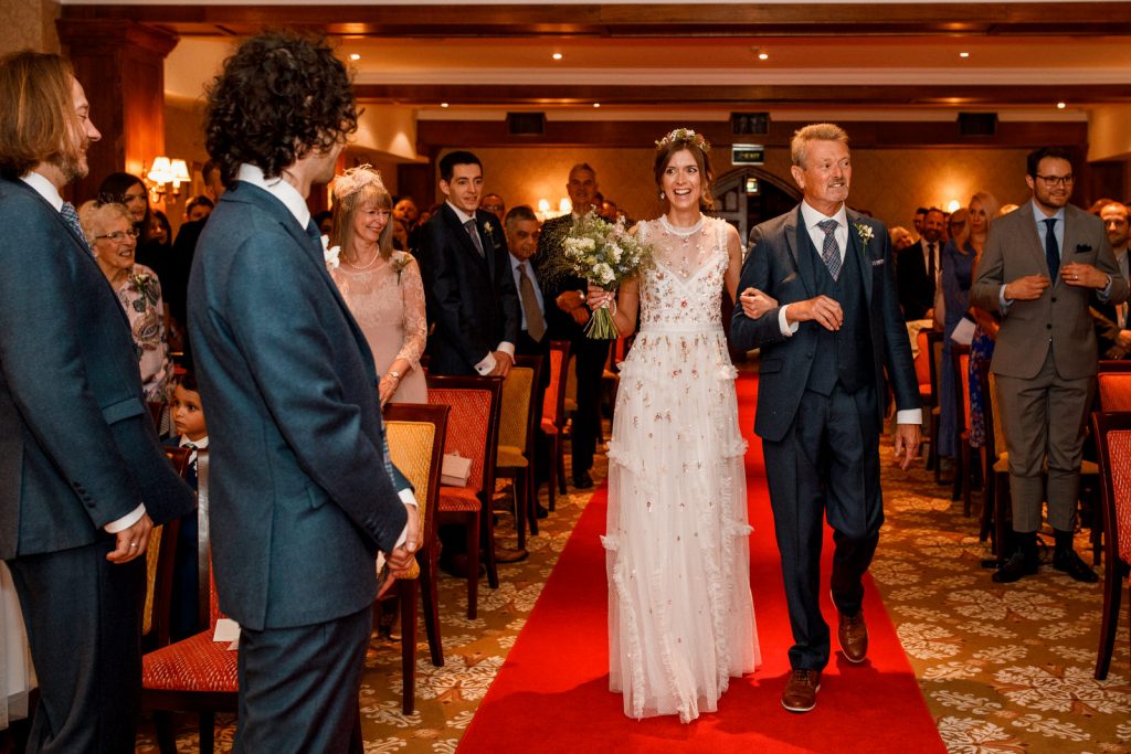 wedding at ashdown park hotel