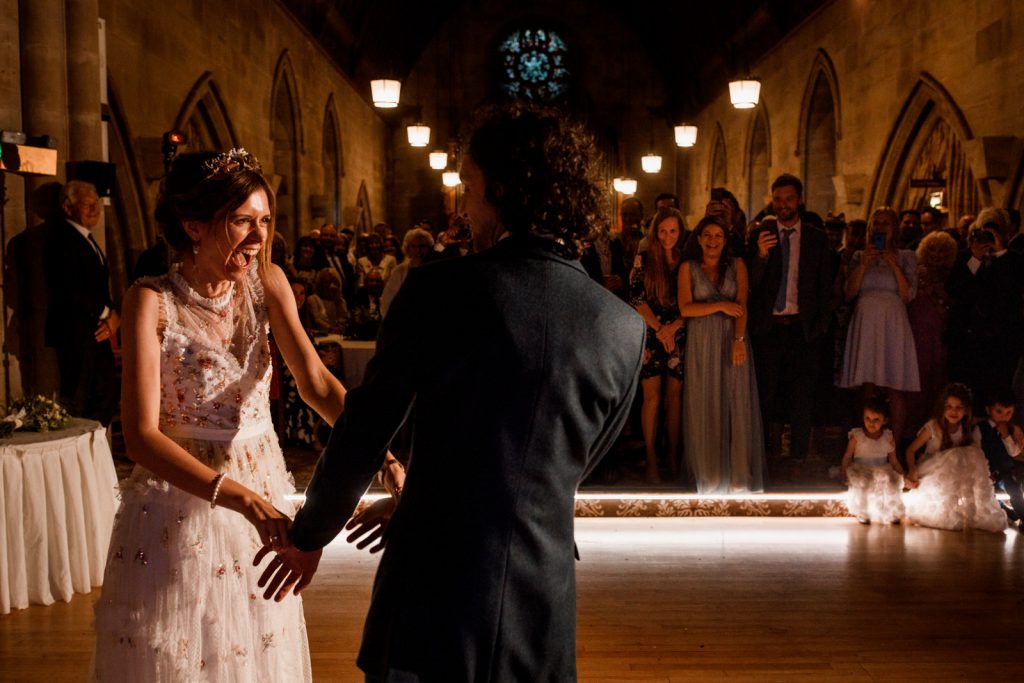 first dance at ashdown park hotel wedding