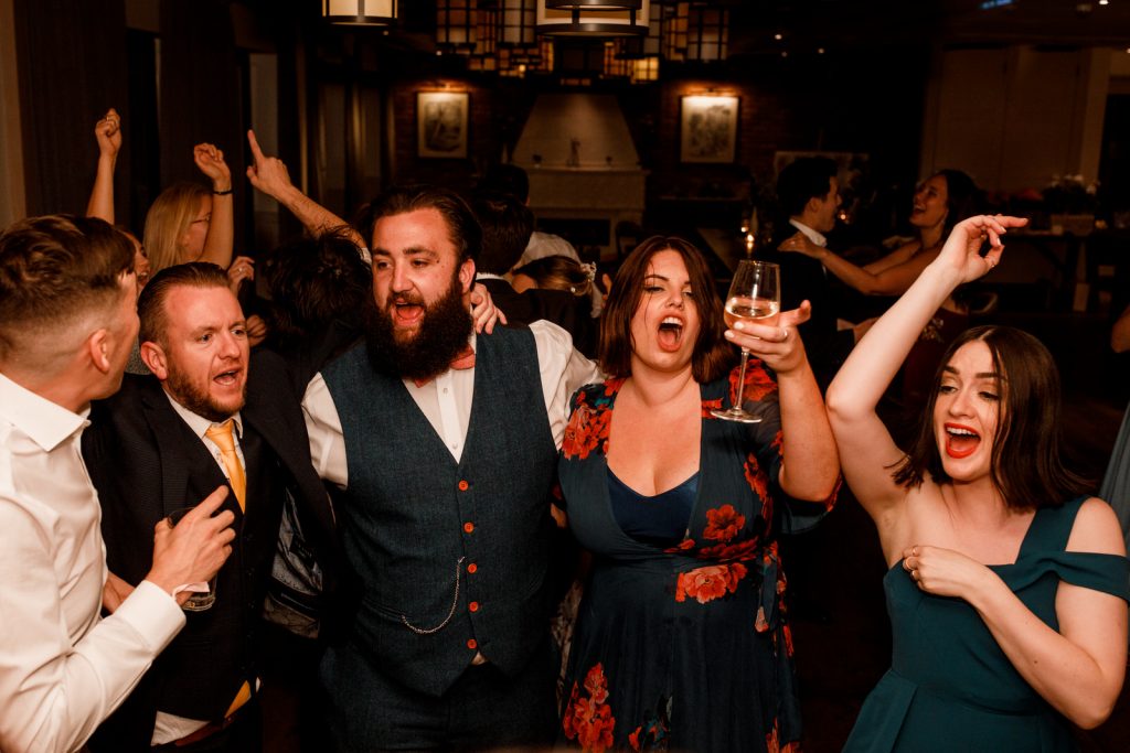 wedding party at great house sonning