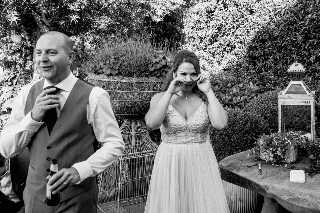 wedding speeches at ham yard hotel wedding