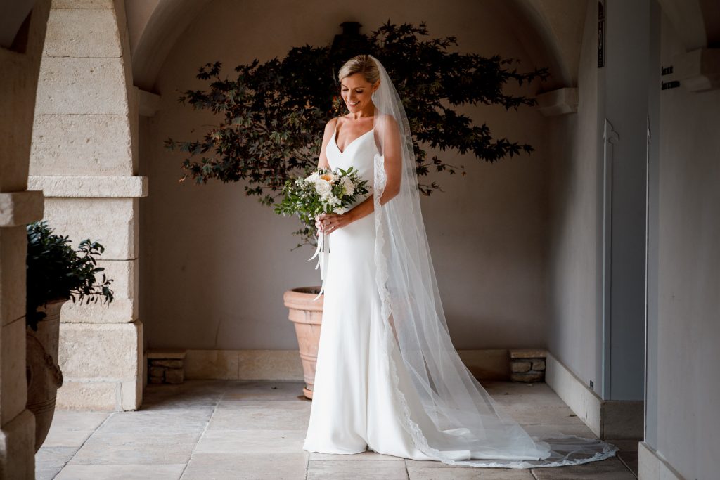 bride at bastide de gordes wedding