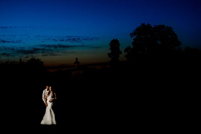 evening portrait for kent wedding
