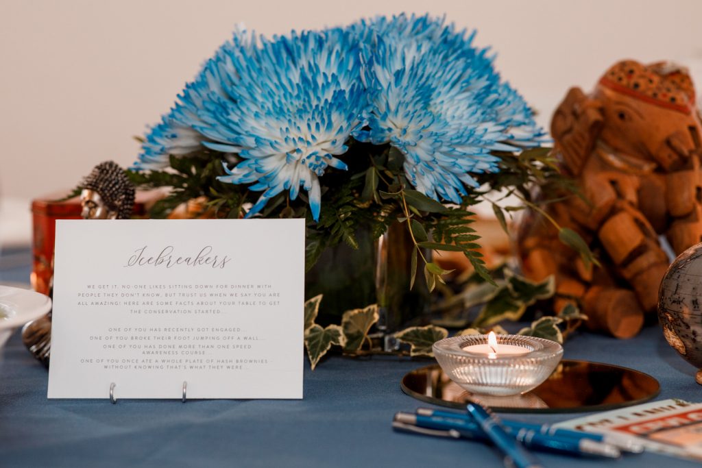 wedding table details