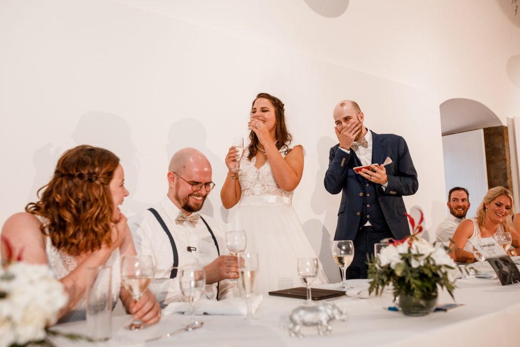 bride and grohom speec