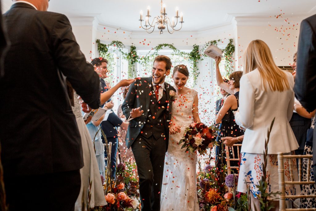 confetti throw at pembroke lodge richmomd park