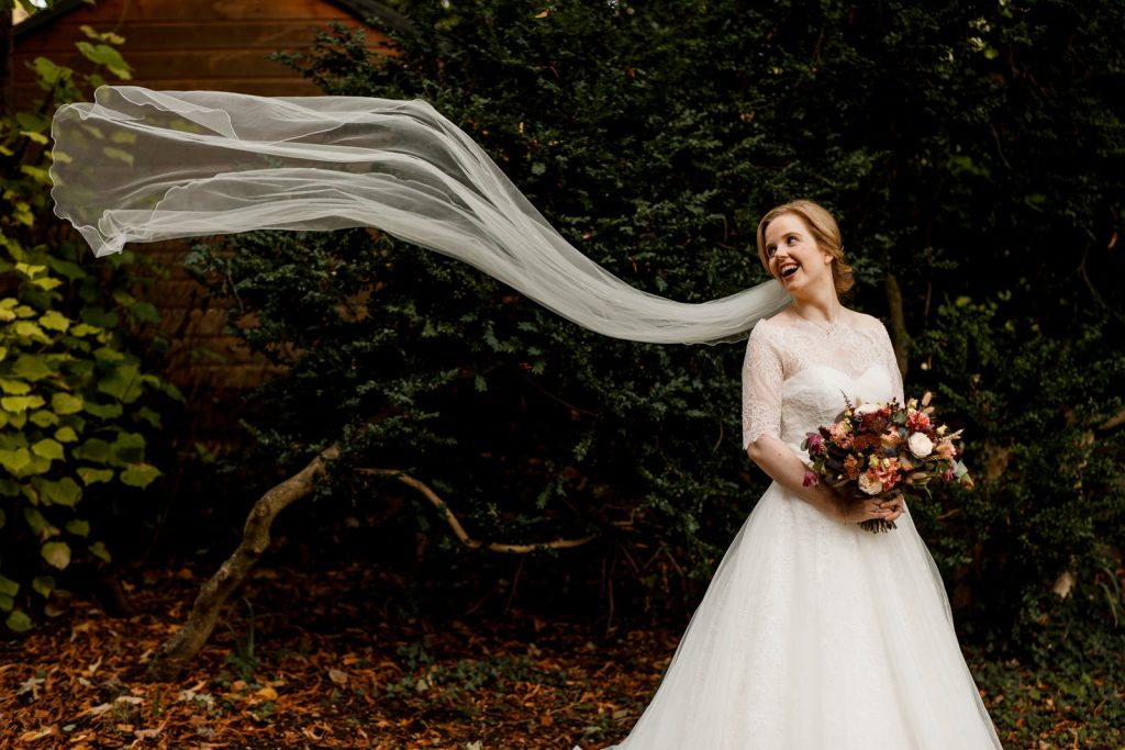 bridal portrait at henley wedding