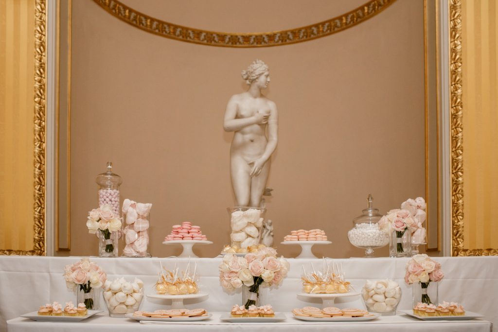 wedding cake at goodwood house