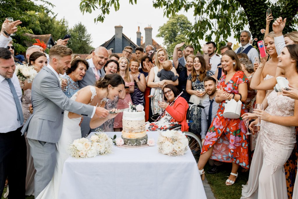 garden wedding photography