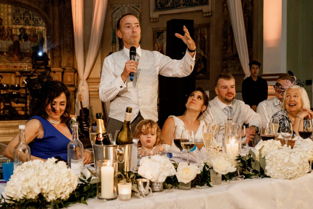 wedding speeches at one marylebone wedding