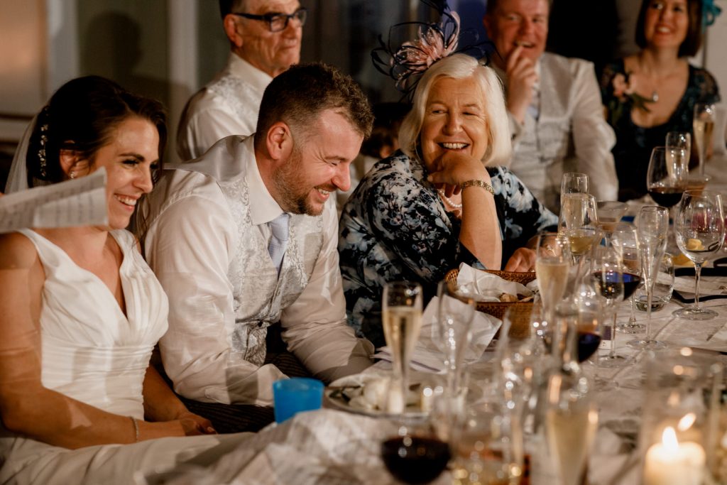wedding speeches at one marylebone wedding