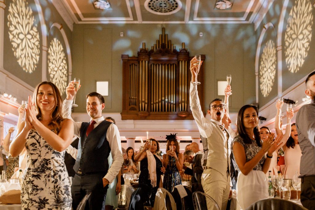 wedding speeches at one marylebone wedding