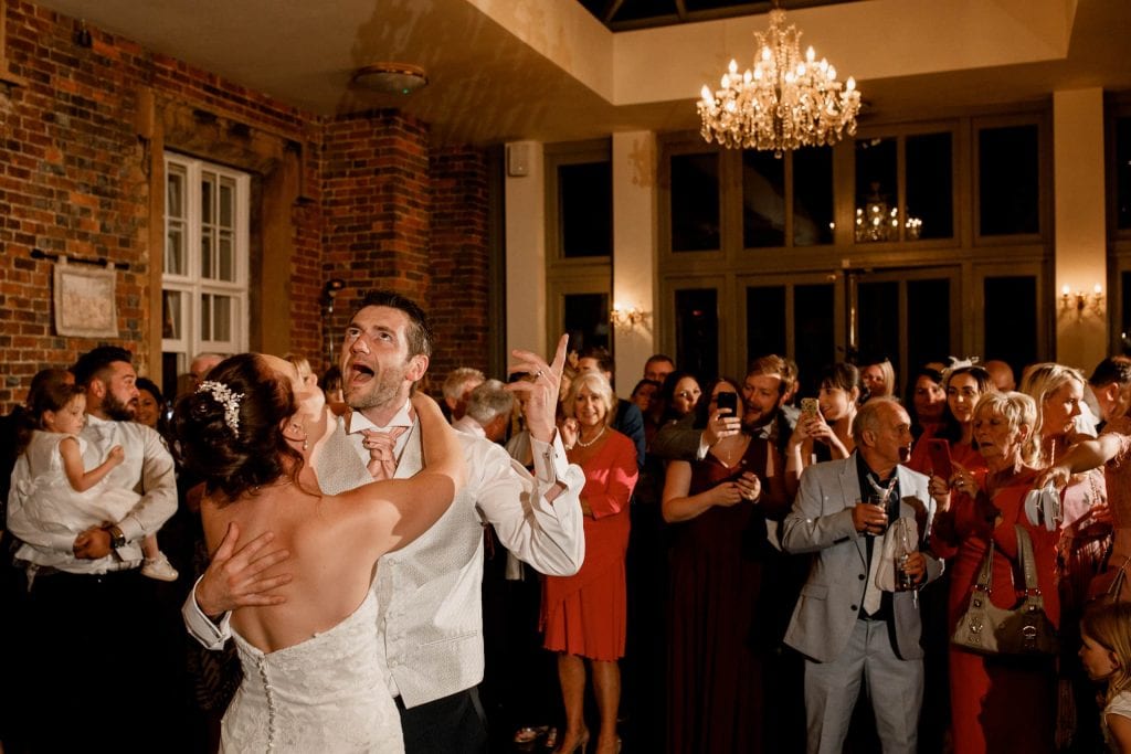 dancing at offley place wedding
