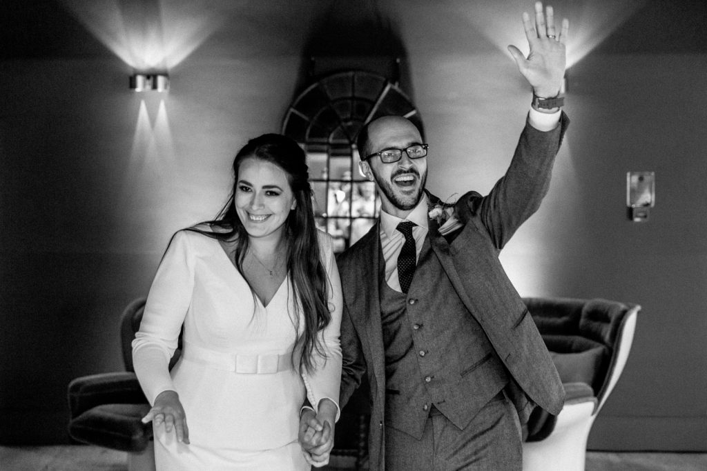 winter wedding at stoke place