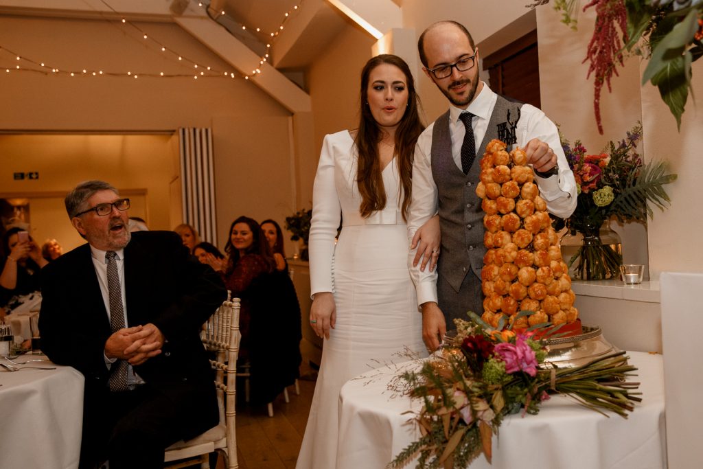cake cutting at stoke place
