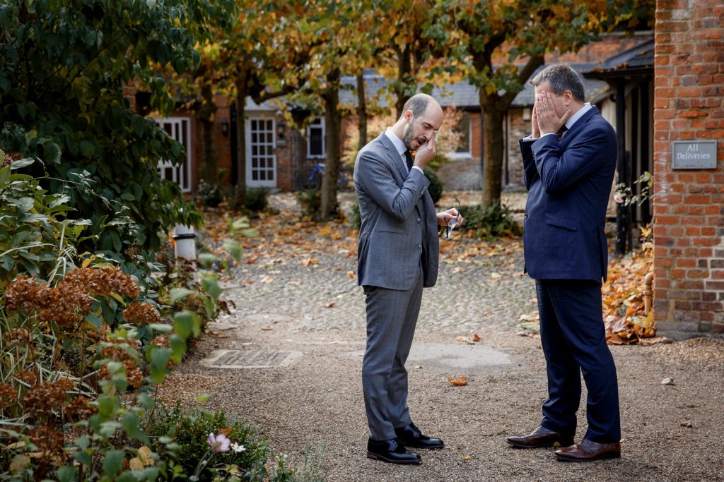 winter wedding at stoke place