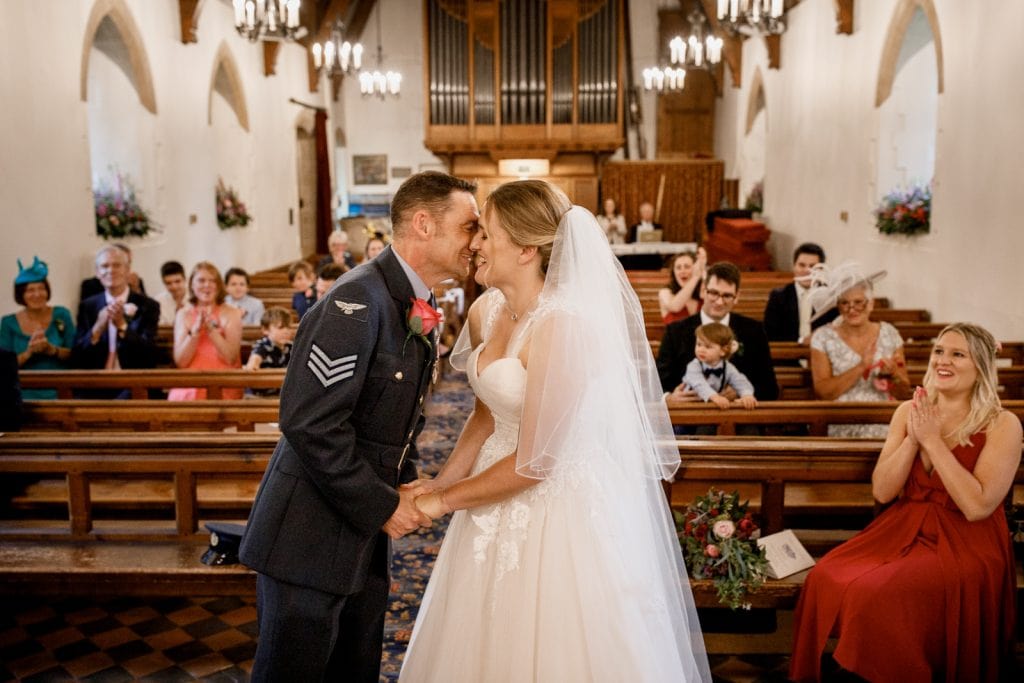 first kiss at all saints church near amersham
