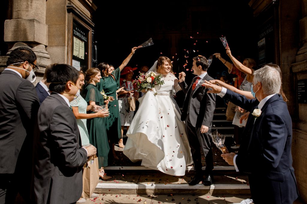 oxford town hall wedding confetti