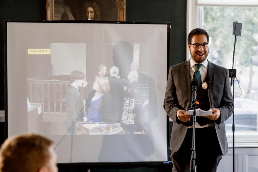 best man giving speech