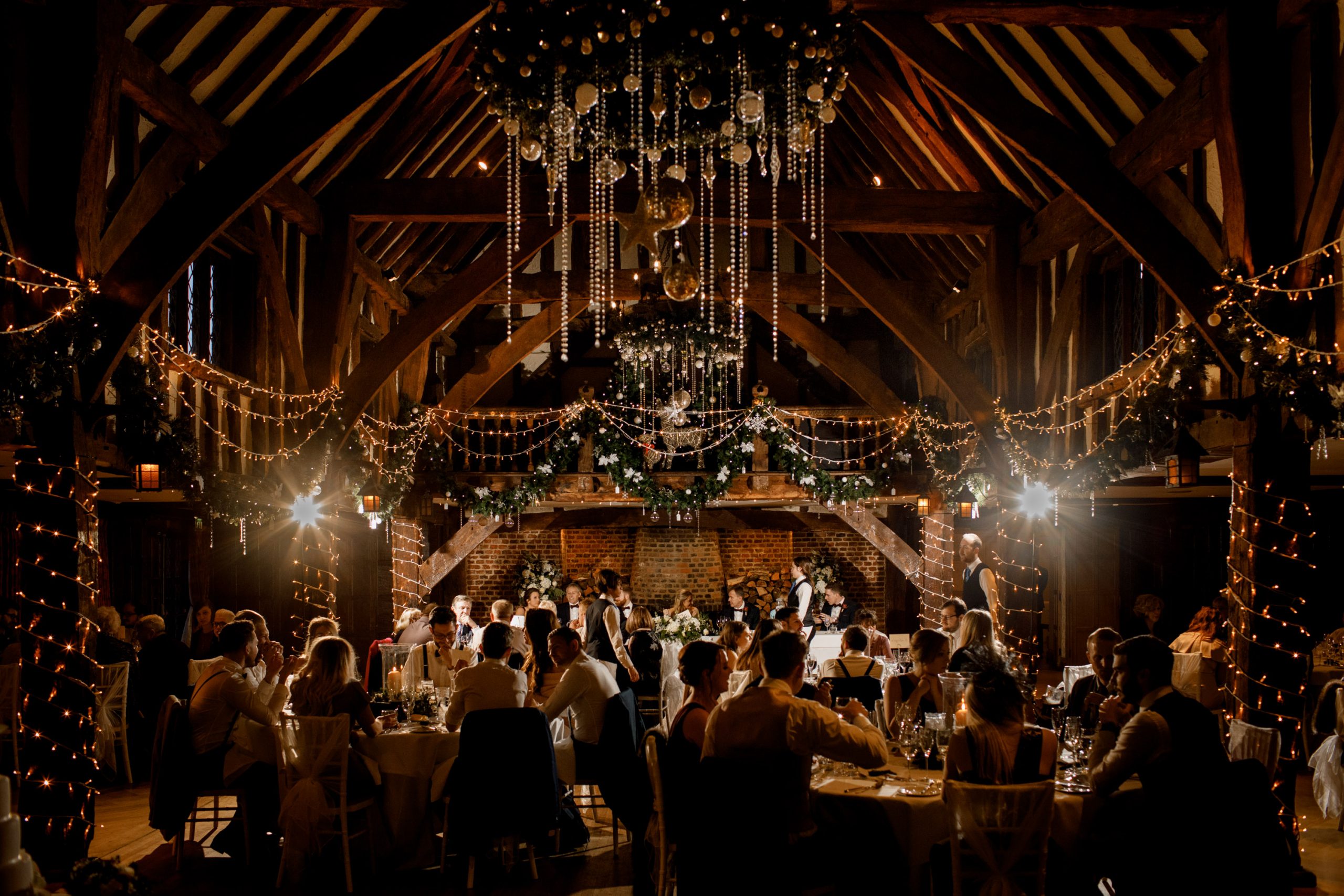 great fosters winter wedding