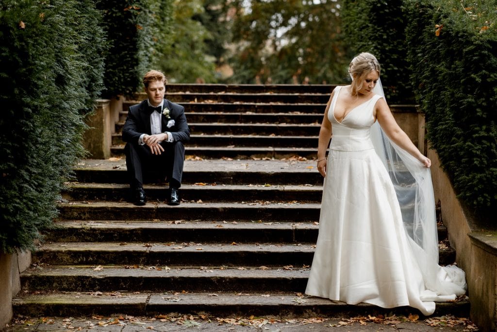 bridal portrait in holland park