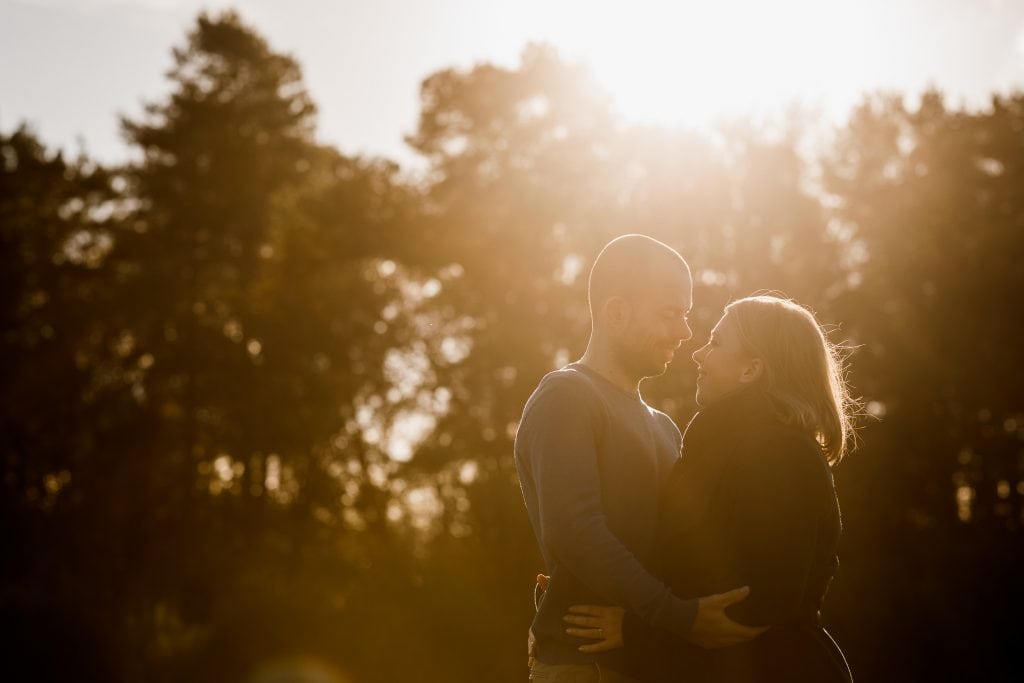 couple in winter sun